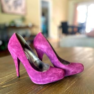 Steve Madden Trinitie Plum Pump. Size 7M
